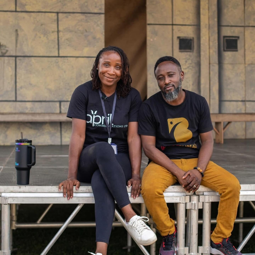 Naa Ashokor and George Quaye